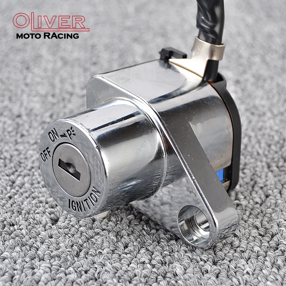 Фото Ключ зажигания для Suzuki VL125 Intrumer LC VL250 VL1500 Boulevard C90 VZ800 Marauder 37110-26F00, пусковой переключатель, дверные замки №5
