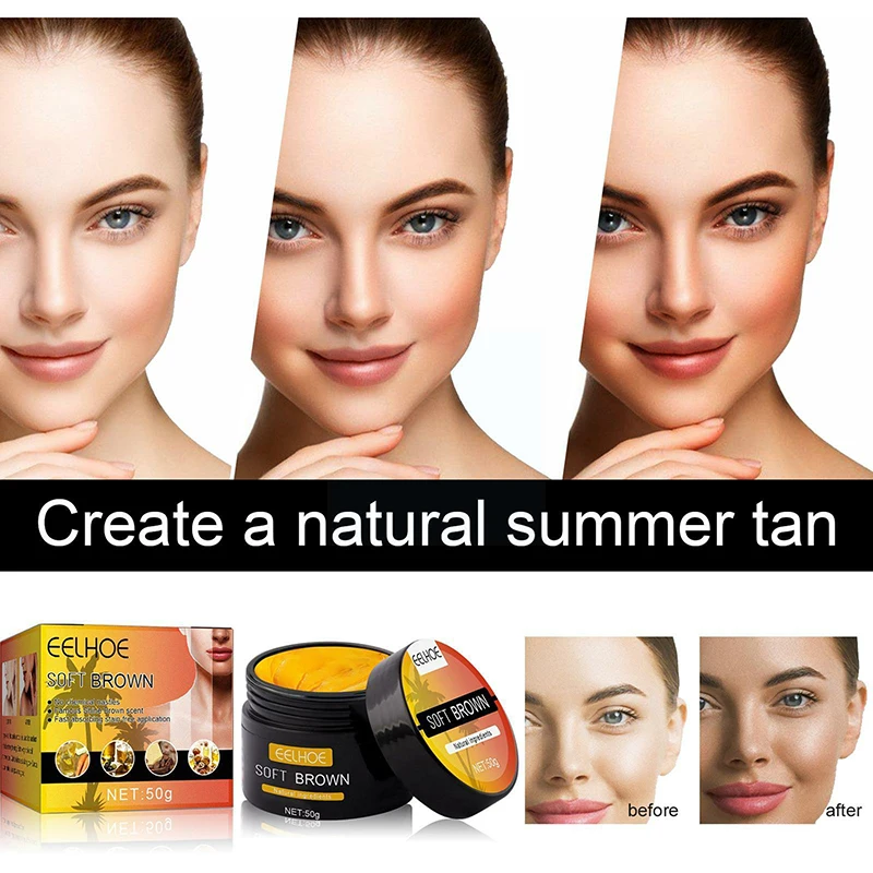 

Лосьон для самозагара, бронзовый Натуральный Солнцезащитный крем для тела, 50 г