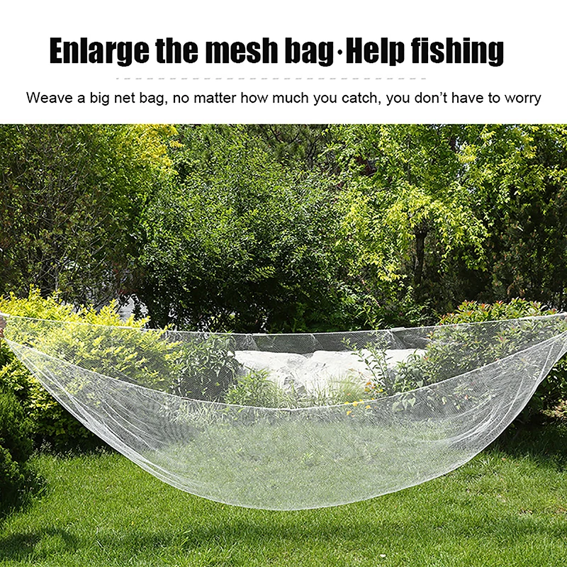 Рыболовная Белая нейлоновая леска рыболовная сеть плетеная многонитевая ручная