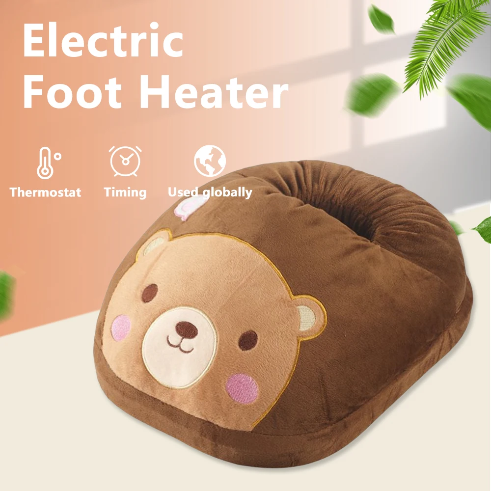 

Warm Slippers Feet Warm Slippers Heating Glove Electric Heating Pad Winter Hand Foot Warmer Washable Household Foot Warmer