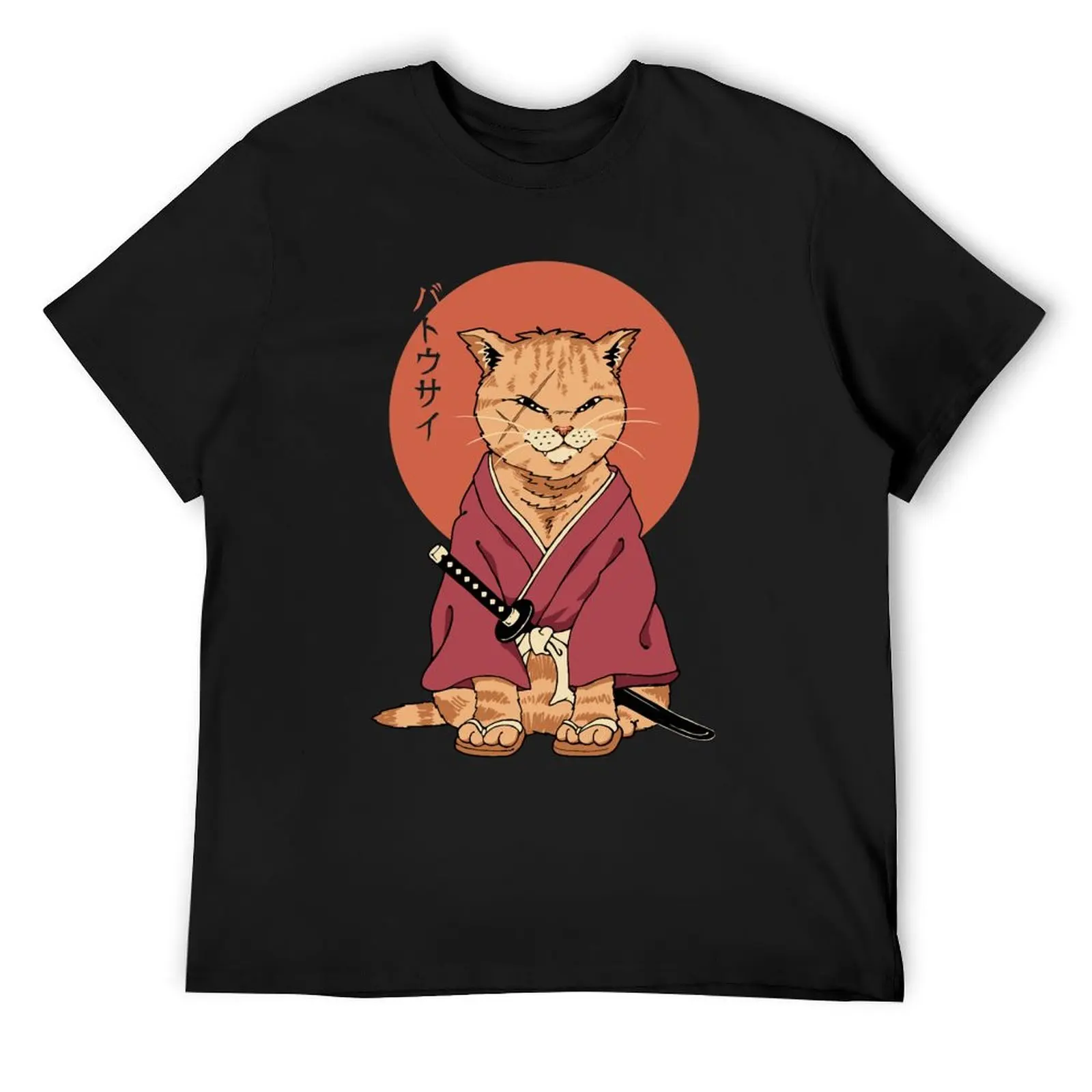 Футболка Neko Battousai лето 2025 г. роскошная мужская футболка с рисунком