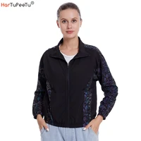women glow rainbow custom hip hop reflective jacket new fabric safety outwear zip up color block patchwork sport windbreaker