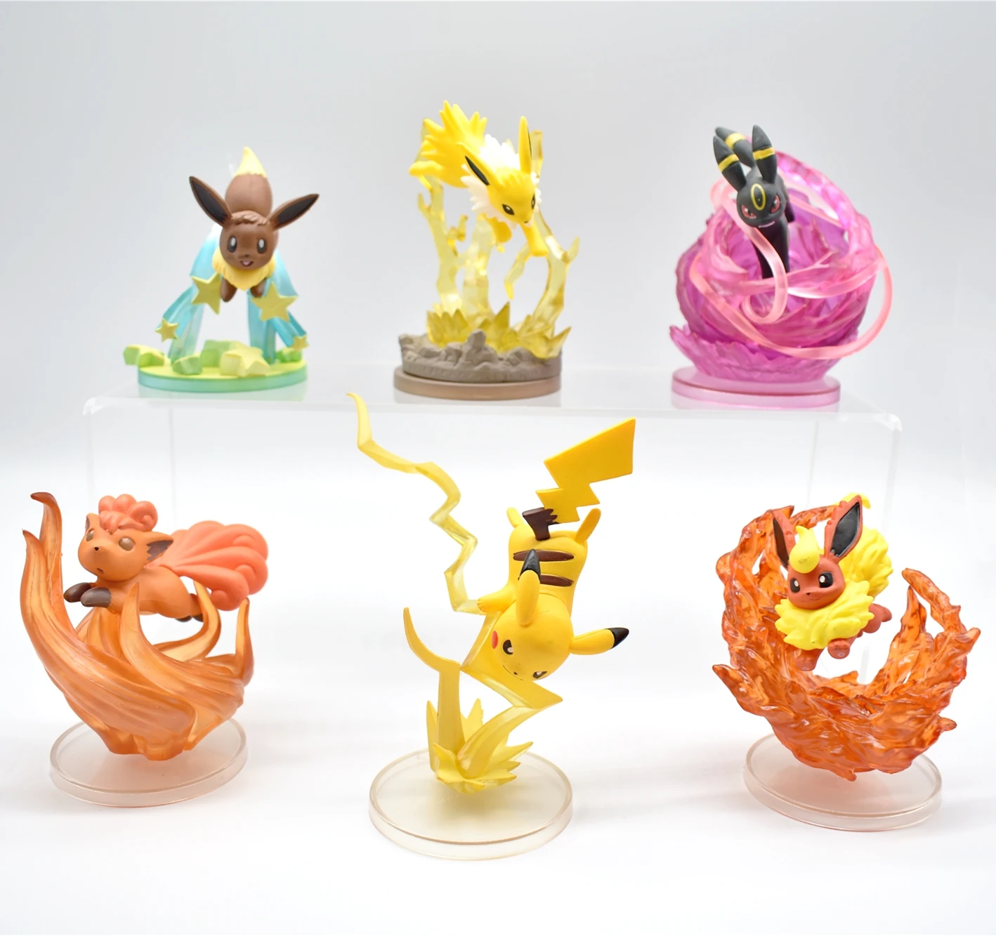 

Pokemon Go TAKARA TOMY Anime Toy Pikachu Eevee Family Sylveon Charmander Bulbasaur Figure Model Decoration Kids Birthday Gift