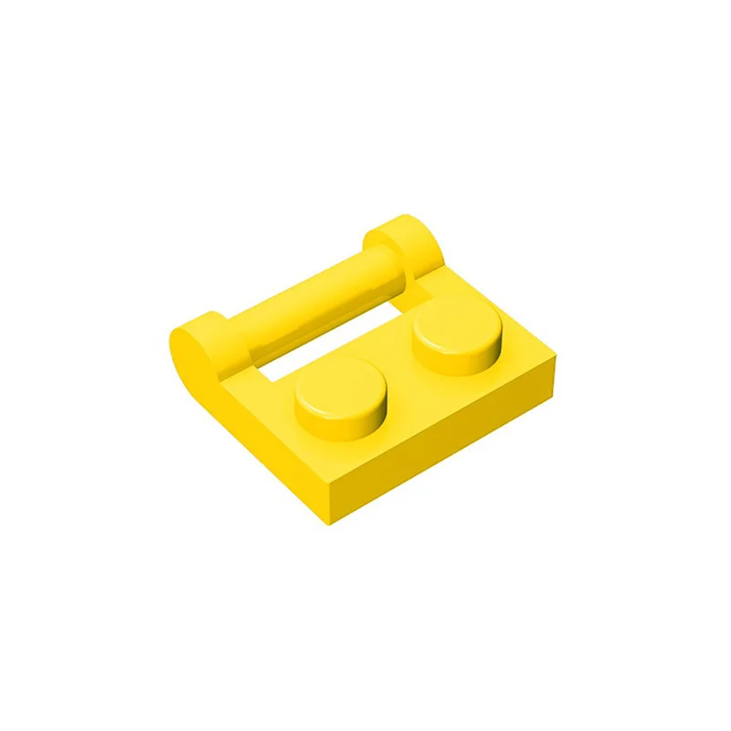 200 шт. MOC 48336 аксессуары piastra modificata 1x2 con maniglia a barra su blocchi di mattoni laterali Assembare Set modelli
