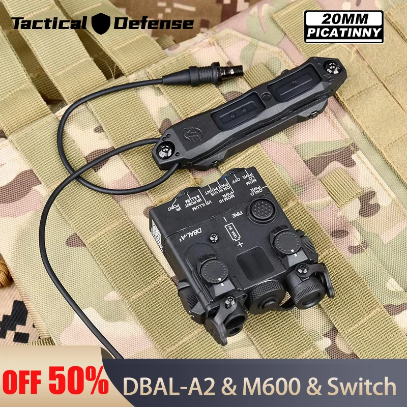 Фонарик Airsoft DBAL A2 M300 M600 Красная Зеленая точка лазерный датчик давления