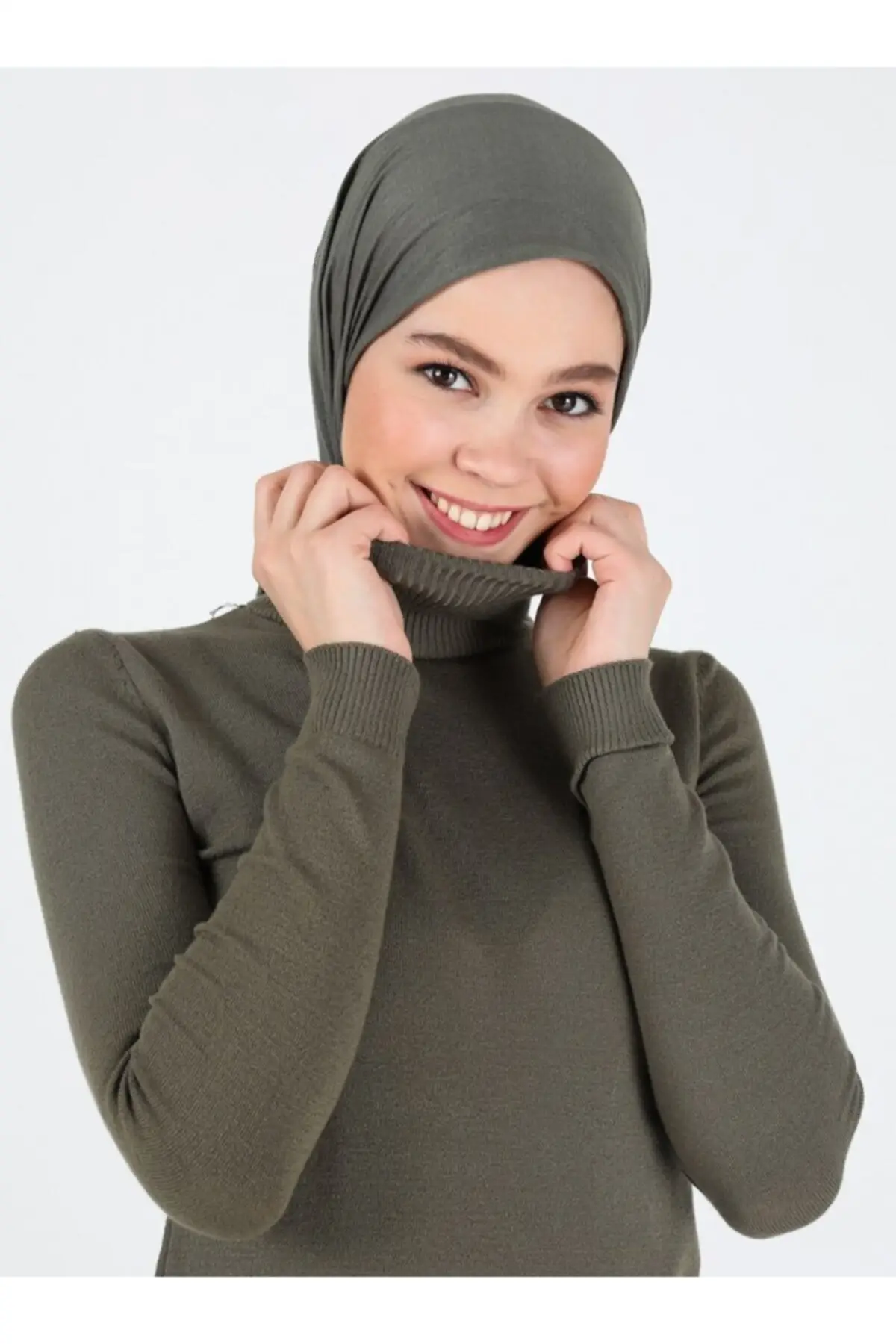 

Throated Neck Sweater Sweater Women Muslim Sweater