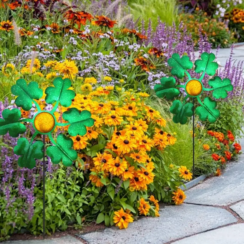 

Ветряной Спиннер в виде листьев для украшения сада и двора