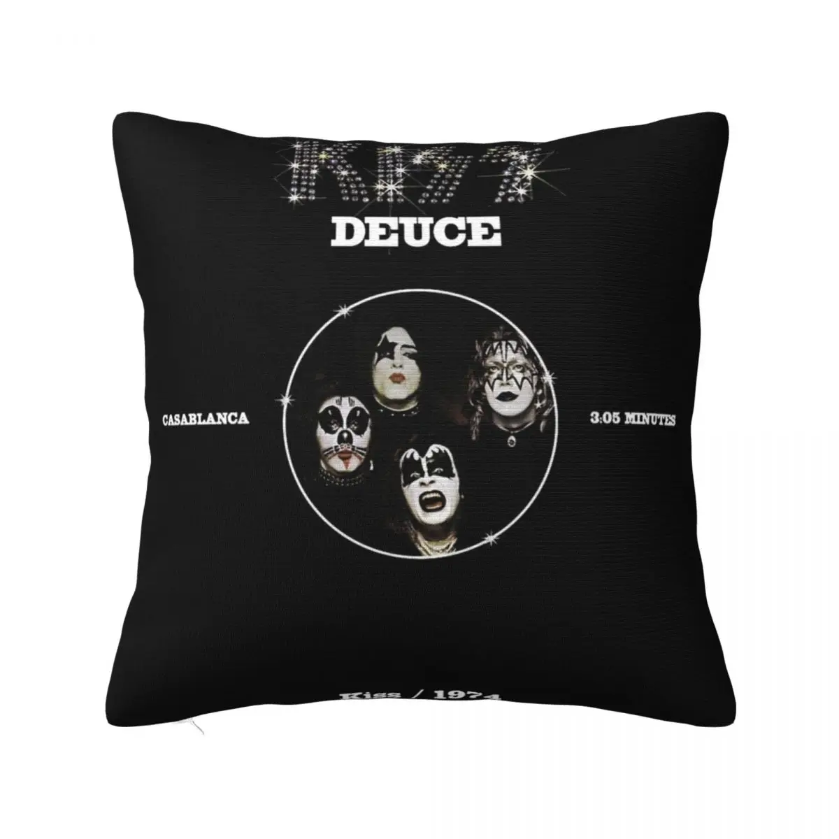 Чехол для подушки KISS Band Deuce Music наволочка с принтом различные размеры