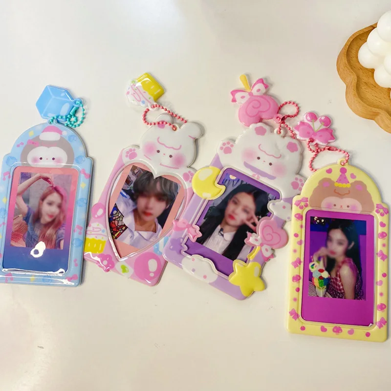 

Stylish INS Small Card Storage Books Decorations Pendants Cartoon Cute Korean Style Photo Albums Card Cover Wholesale