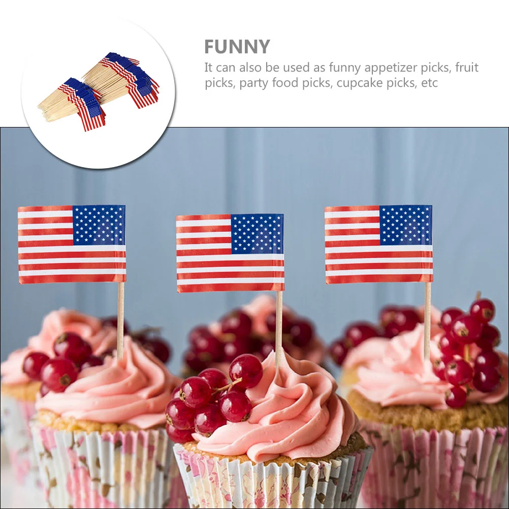 200 шт. бумажный стаканчик с американским флагом декоративные наборы для еды