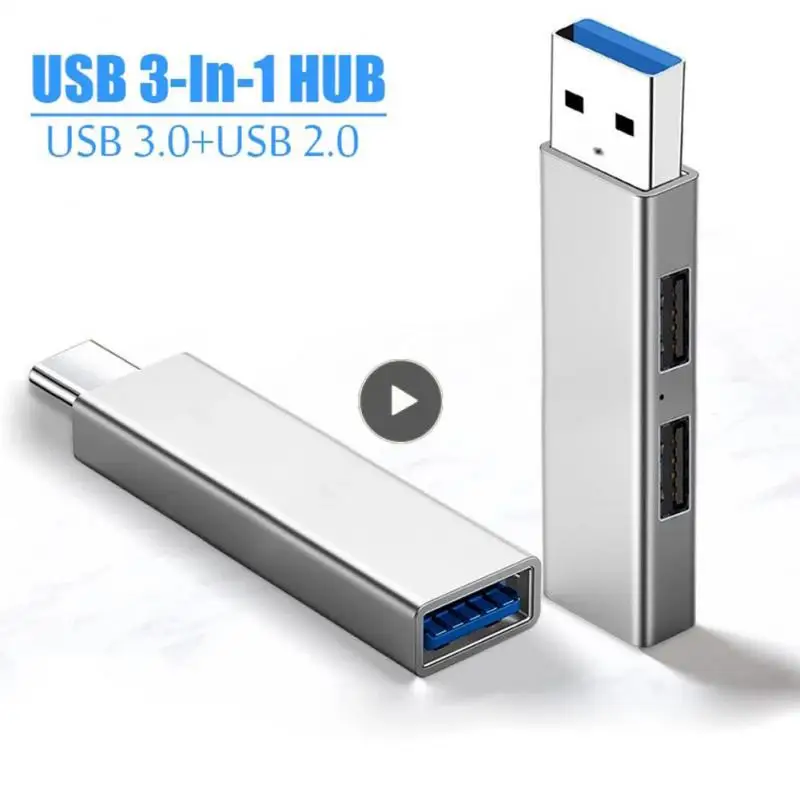 

Usb C Hub Type-c Extender Portable Type-c Adapter Multi Splitter Adapte Pc Computer Accessories Zinc Alloy Computer Splitter