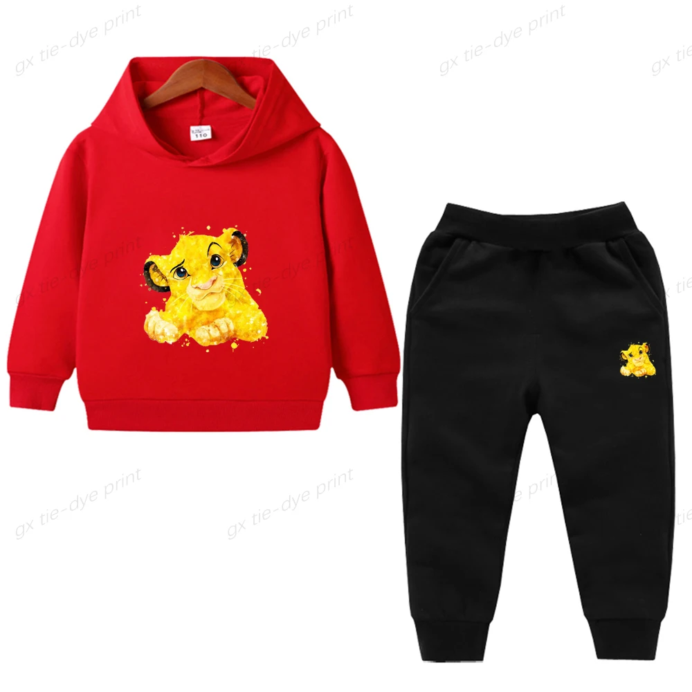 

Детский спортивный костюм «Король Лев», толстовка с капюшоном и штаны