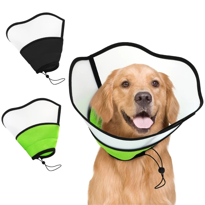 

Fashionable Pet Recovery Collar Pet Anti Chew Collar Lightweight for Dogs & Cats