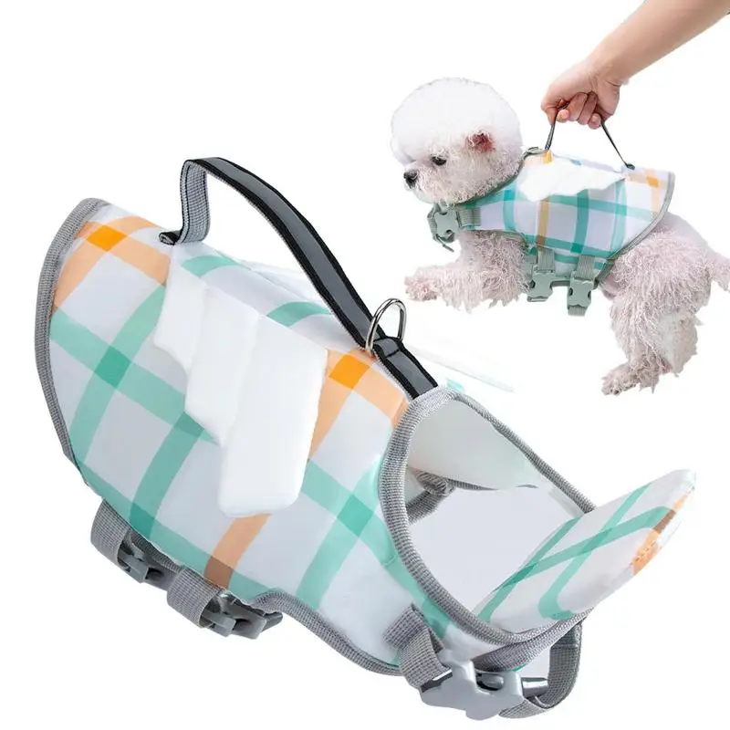 Pet Dog Swimsuit Anti-choking Water Head Support Design Beach Clothes With Rescue Handle Swim Bathing Suit For Large Dogs Supply