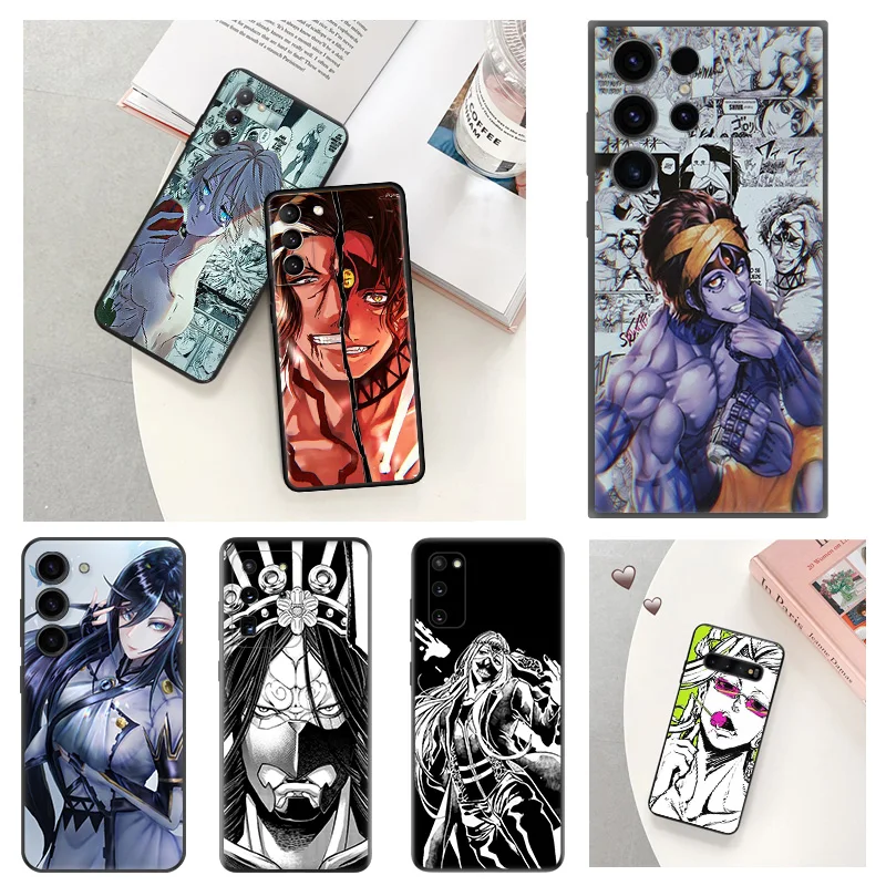 Silicone Soft Phone Case Cover for Samsung Galaxy S23 5G S22 S21 Ultra S20 S10 Lite S9 S8 Plus Record of Ragnarok Anime Fundas