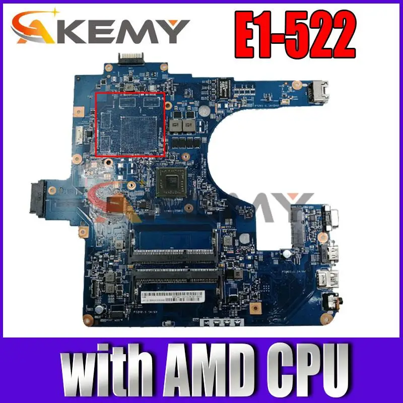 

100% working for Acer aspire E1-522 NE522 Laptop Motherboard DDR3 12253-3M 48.4ZK15.03M mainboard with AMD cpu soldered on board