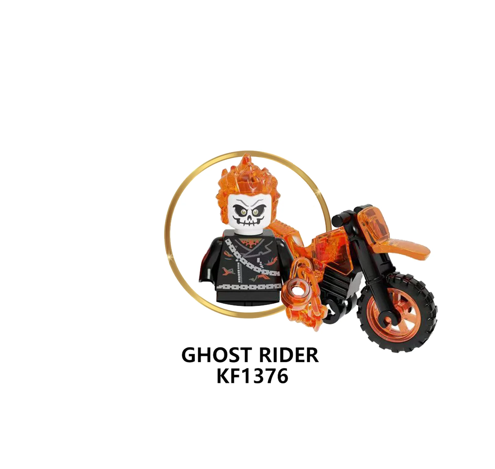 ГОРЯЧИЙ Marvel Ghost Rider Doctor Doom Wolverine строительные блоки персонажей аниме кукла для