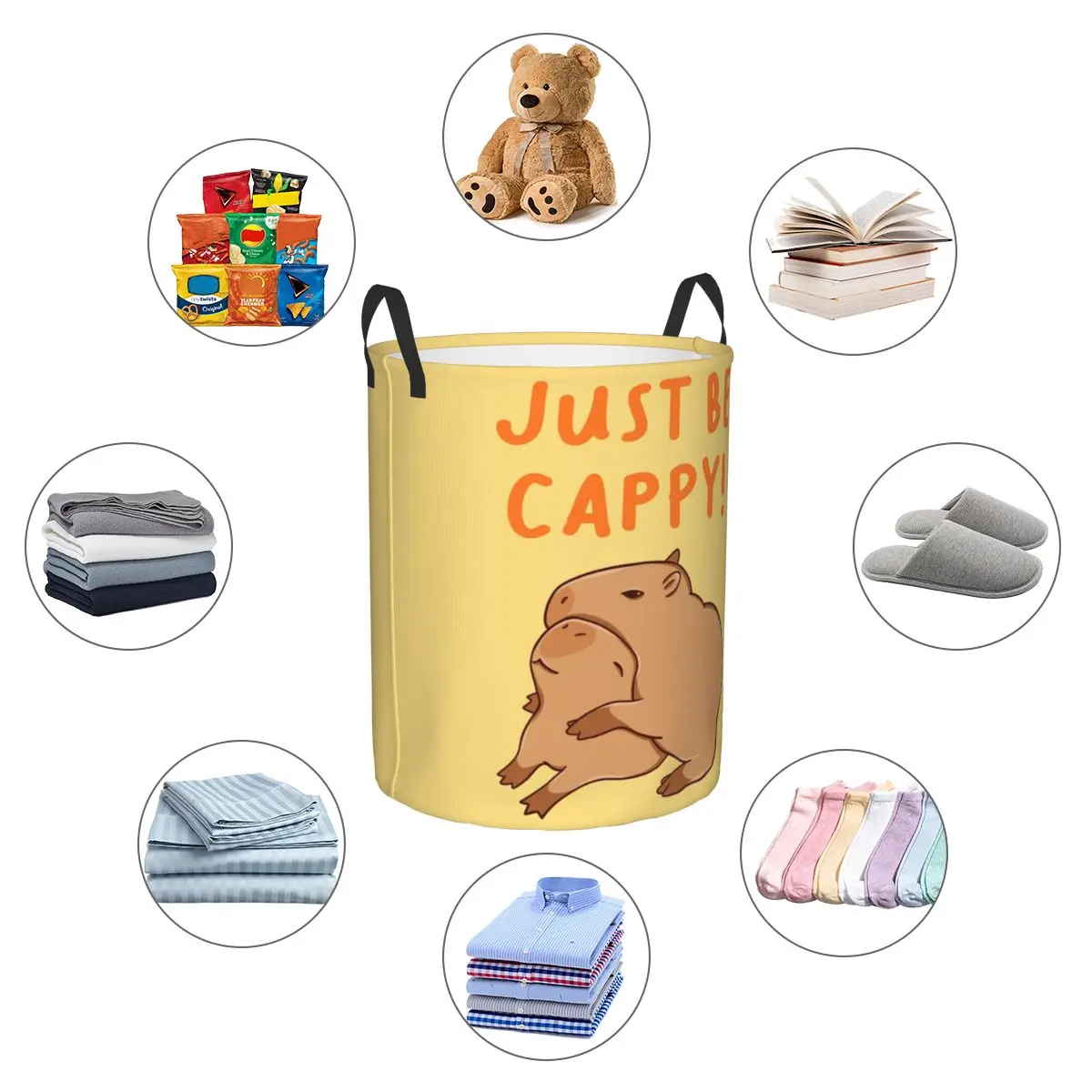 Складная корзина для белья детских игрушек