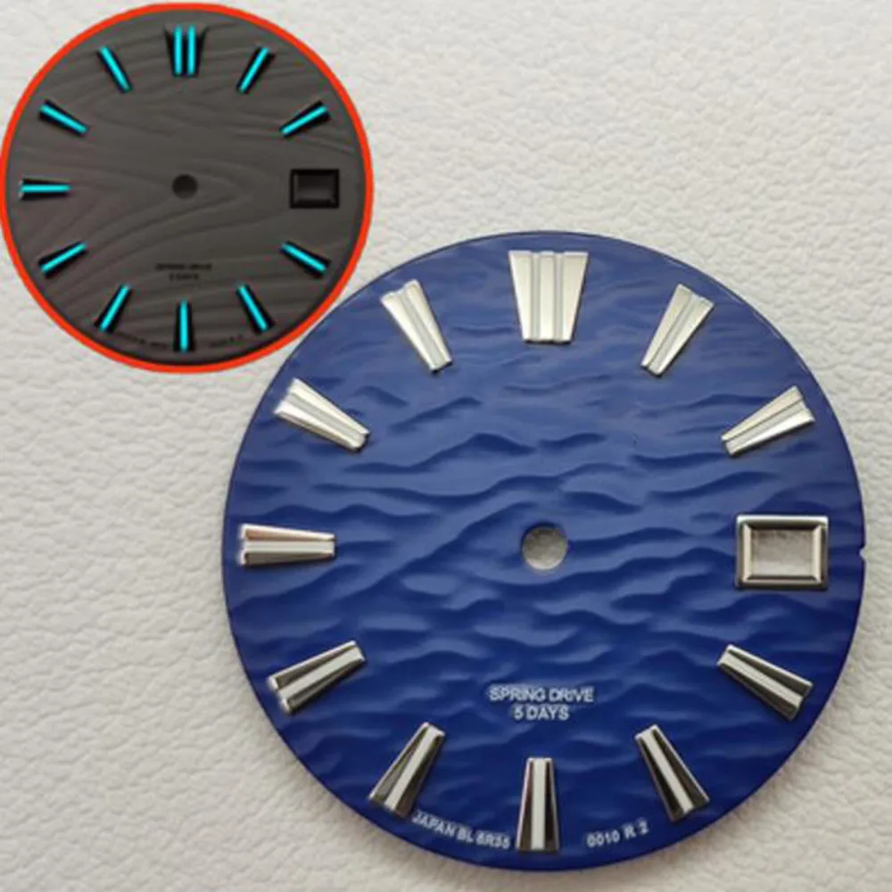 

Fashion Watch Dial Replacement Mechanical Luminous C3 Modified Spare Parts Watch Dial for NH35 Movement