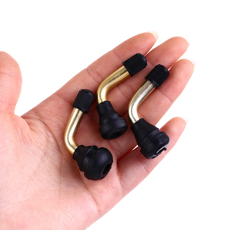

5pcs PVR70 PVR60 PVR50 Motorcycle Tubeless Tire Valve Stems Right Angle 90 Degrees Pull-In Valve Core Tool for Auto Scooter