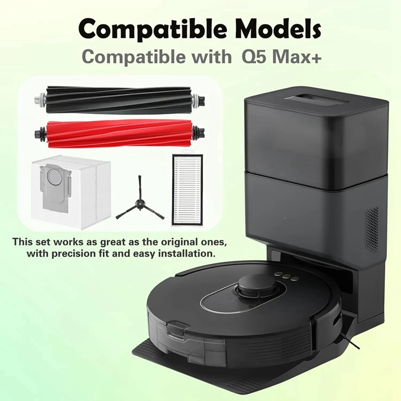 Для Roborock Q5 Max+/Q5 Duoroller+ робот-пылесос основная боковая щетка фильтр Hepa мешки для