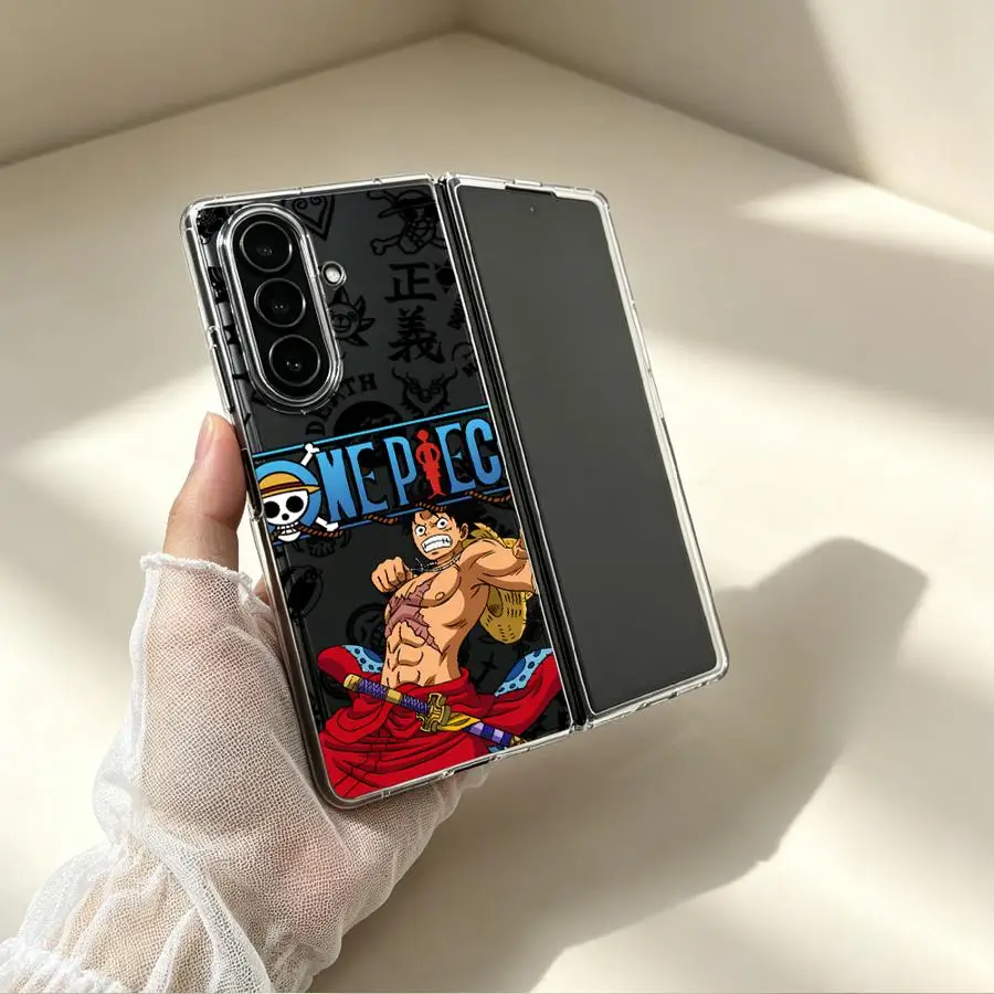 Чехол для Samsung Galaxy ZFold3 ZFold7 ZFold6 ZFold5 Z Fold 7 6 5 4 3 ZFold4, прозрачный мягкий чехол для телефона, Angry Luffy Anime (art.: 3920db0dd4c22) - 3920db0dd4c22