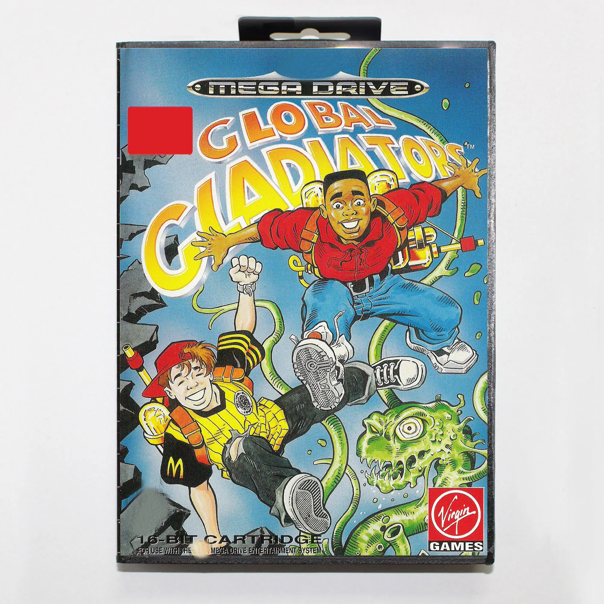 Игровая карта Global Gladiators MD с коробкой EUR для 16-битной системы Sega Megadrive Genesis