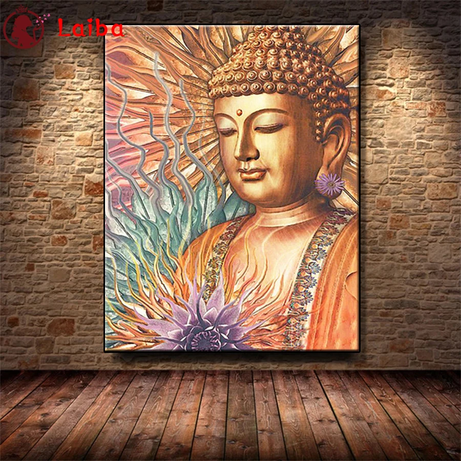 

Алмазная картина «сделай сам», статуя религиозного Будды, полная квадратная Алмазная вышивка, распродажа, наборы для вышивки крестиком, семейный подарок ручной работы