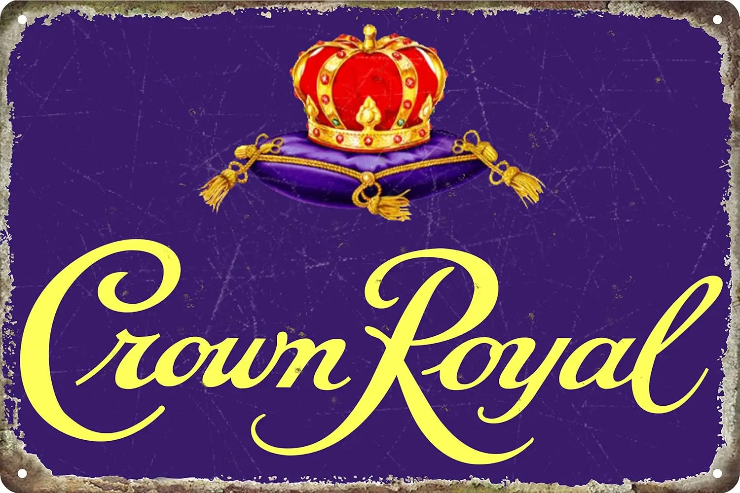Винтажные короны королевские оловянные металлические жестяные вывески