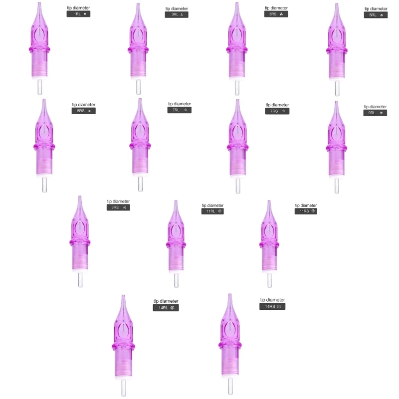 

23GF 10pcs RL/RS Series Tattoo Cartridge Needles Women Men Female Male Present