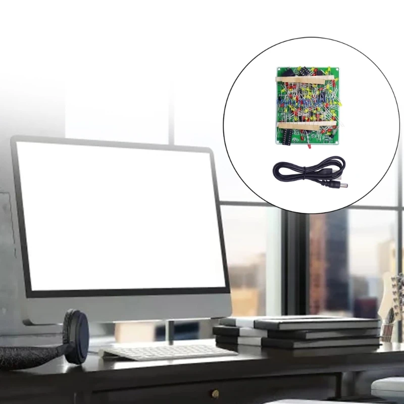 Электронные мигающие огни NE555 CD4017 Светодиодный электронный комплект взрывных