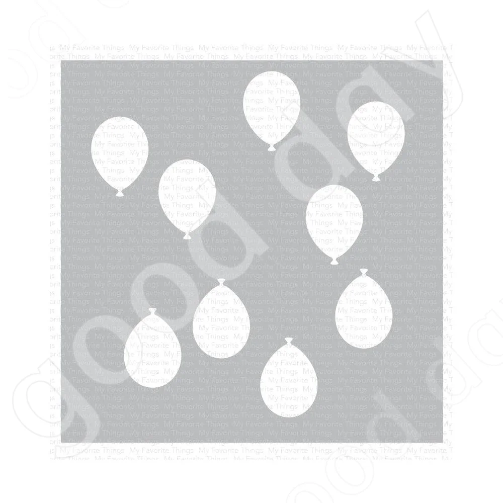 

New Arrival Hot Sale Balloon Party Stencil Scrapbook Diary Decoration Stencil Embossing Template Diy Greeting Card Handmade