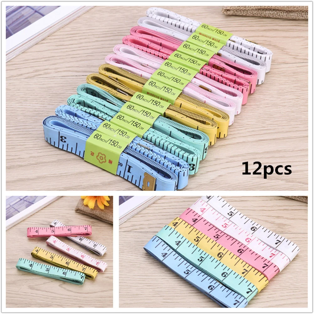 18 шт. 15 м измерительная лента гибкая линейка швейная рулетка для портного мастера