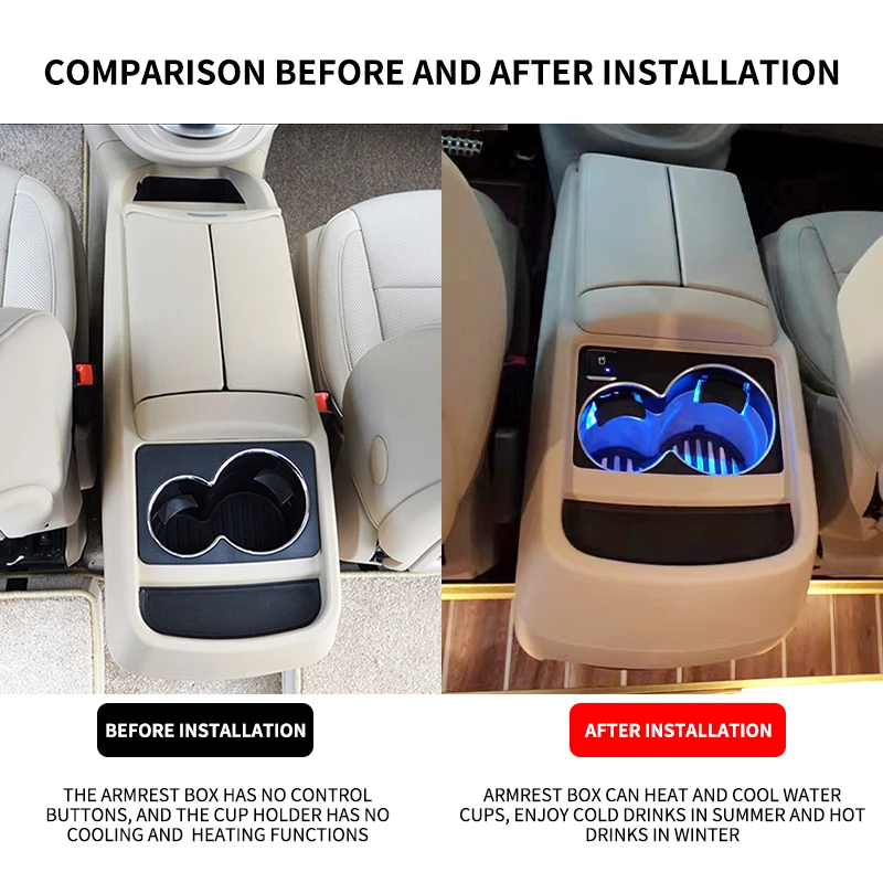 Автомобильные аксессуары держатель для горячей и холодной чашки подходит Vito V260 V