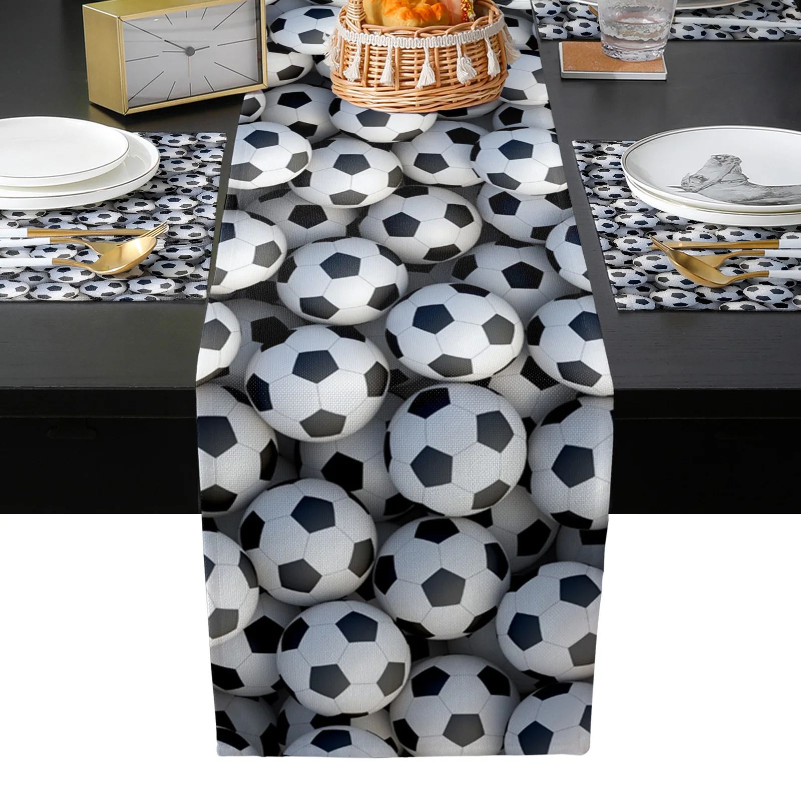 

Украшение для стола в спортивном стиле