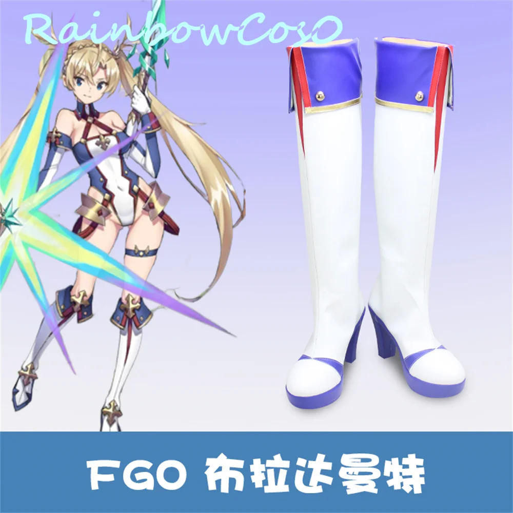 

Fate Grand Order FGO Bradamante Cosplay Shoes Boots Halloween Christmas RainbowCos0 W2559