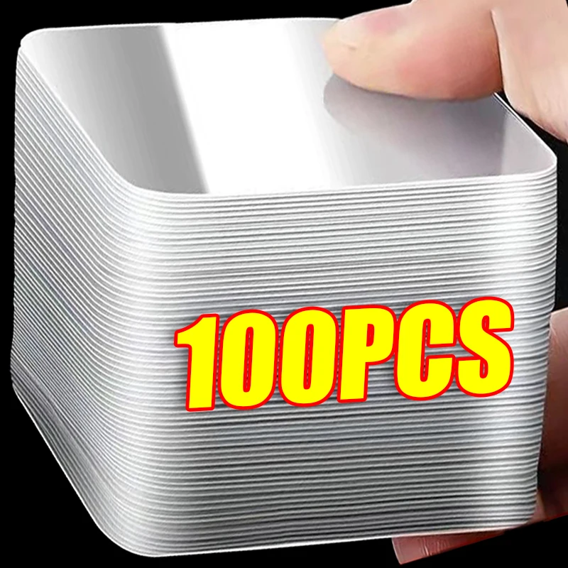 

Самоклеящаяся двусторонняя лента квадратные наклейки на стену нано прозрачные бесследные водонепроницаемые ленты для ванной комнаты и кухни