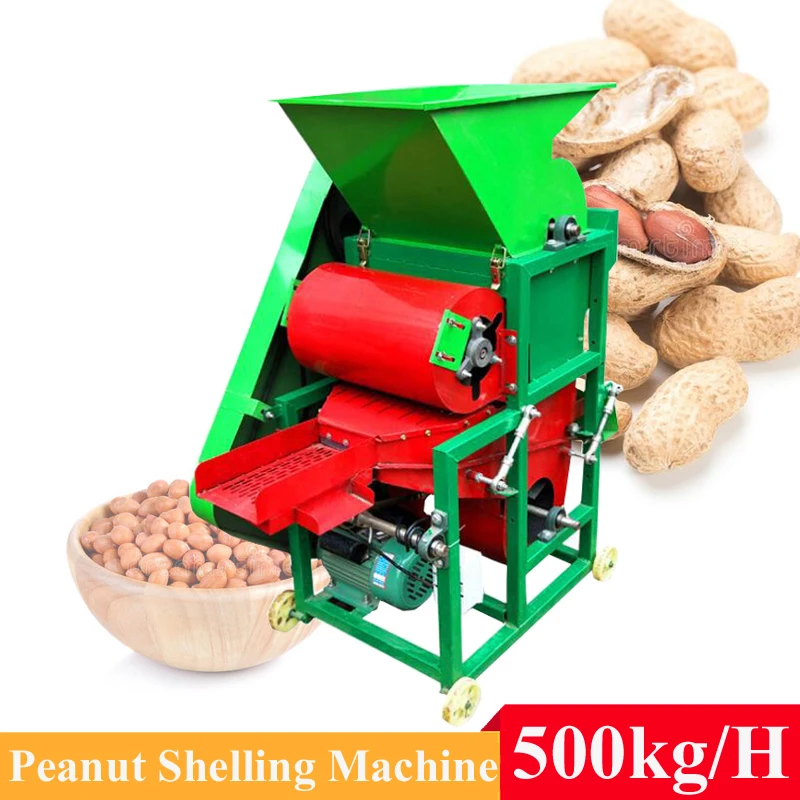 

Peanut Sheller Home Small Peanut Shelling Machine Squeeze Oil Peanut Peeling Machine Broken Skin Machine 220V 380V