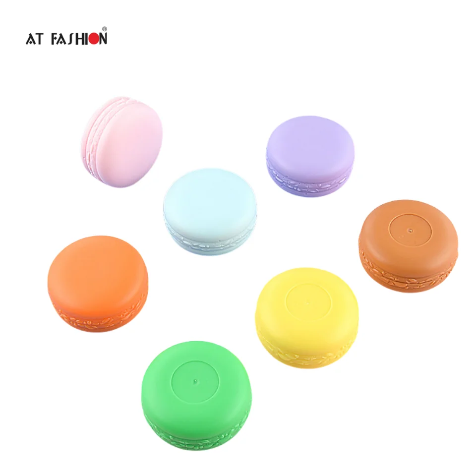 

5ml 10g Cream Box Color Macaron Refillable Bottle Jar Lip Eye Mask Lotion Small Sample Empty Bottle Travel Portable Tools