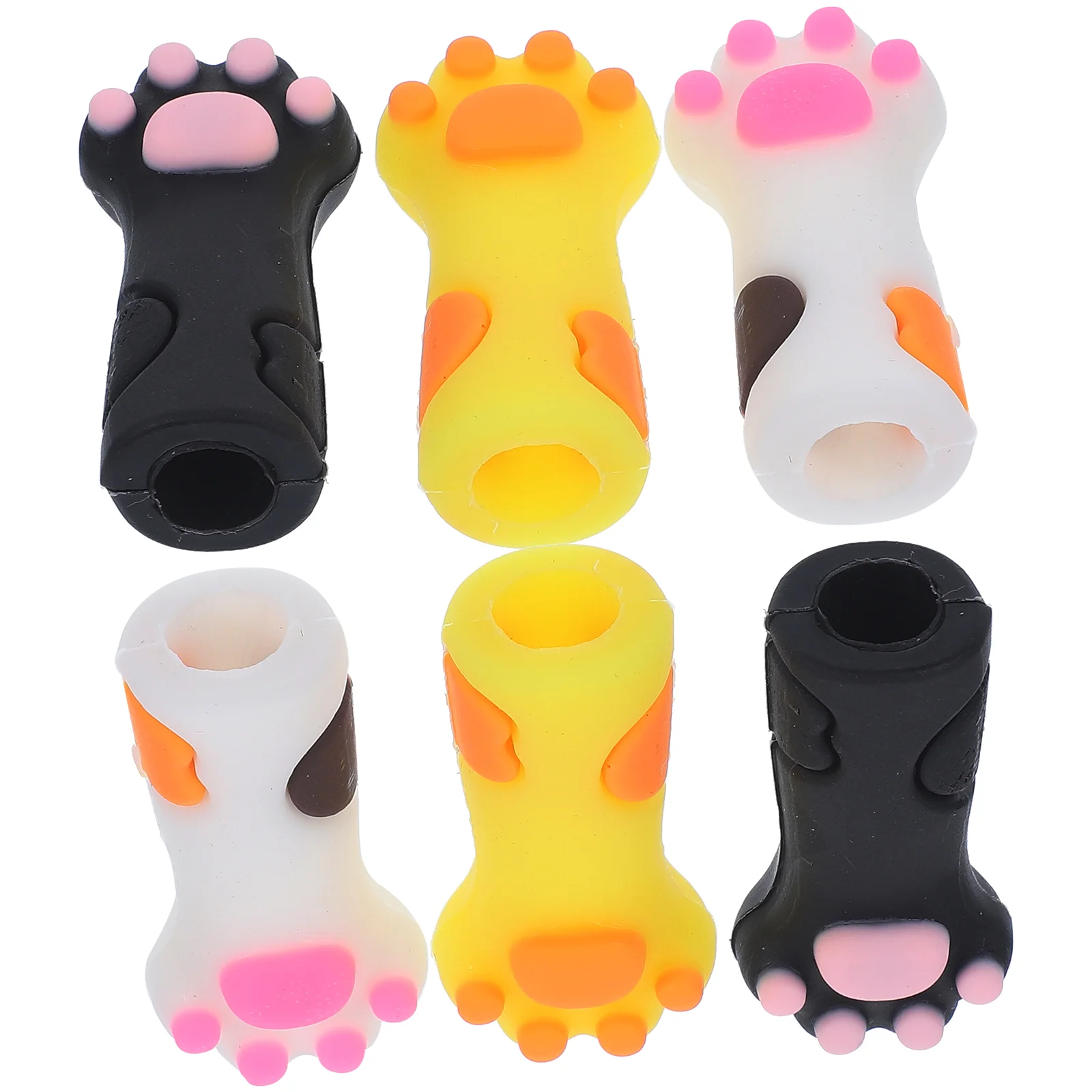 

Nail Scissors Dead Skin Shears Protective Case Cuticle Scissors Cap Silicone Pedicure Tool Lovely Cat Paw Modeling