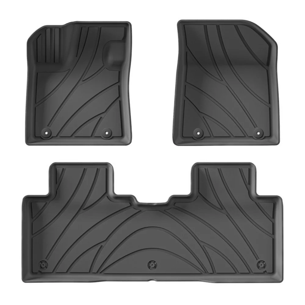 

Автомобильные коврики для Geely Galaxy EX5 E5 2024 2025, подушечки для ног TPE 3D, всепогодные водонепроницаемые аксессуары, черный правый руль