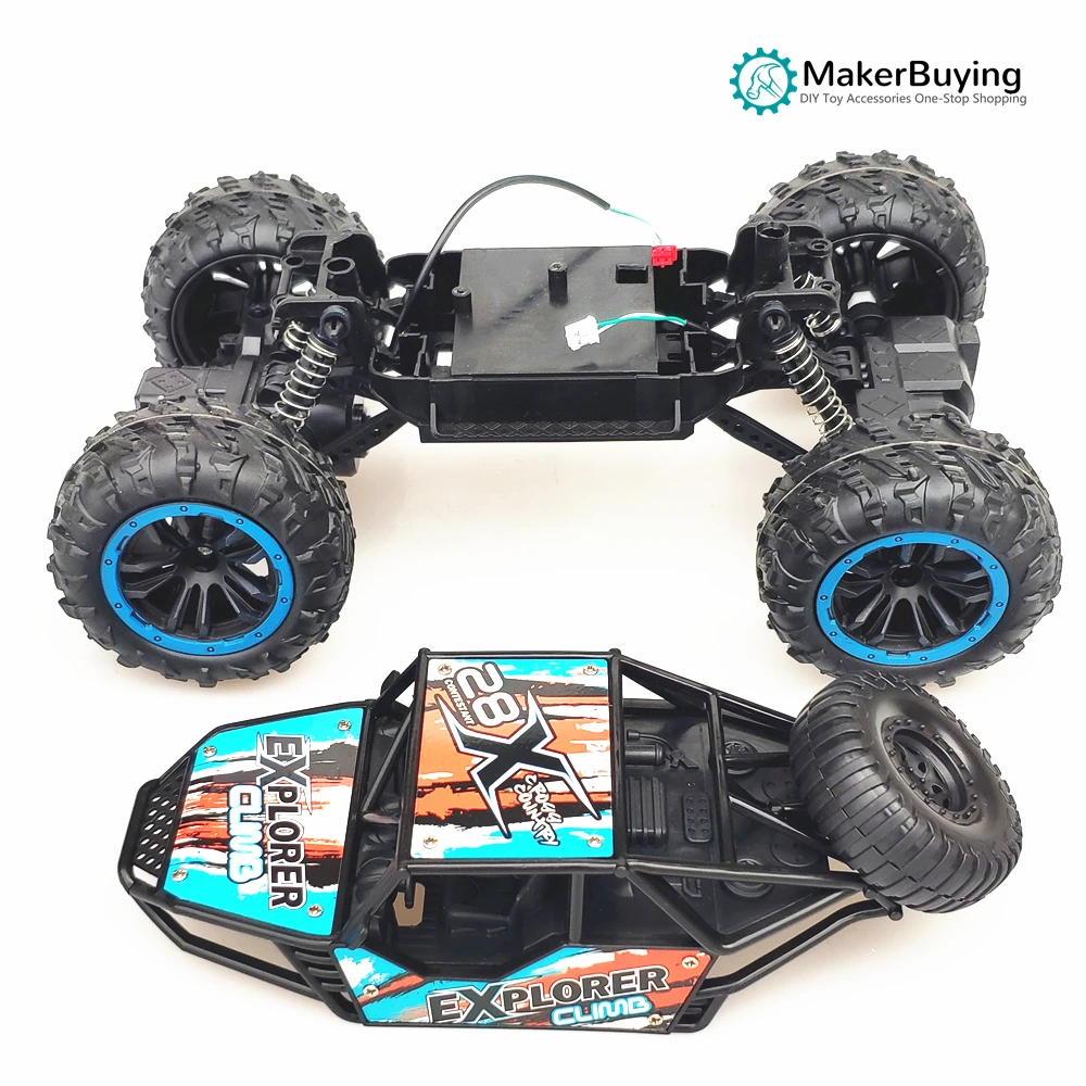 

Модель автомобиля для скалолазания из электросплава, внедорожник для скалолазания, шасси 1:18, аксессуары «сделай сам»