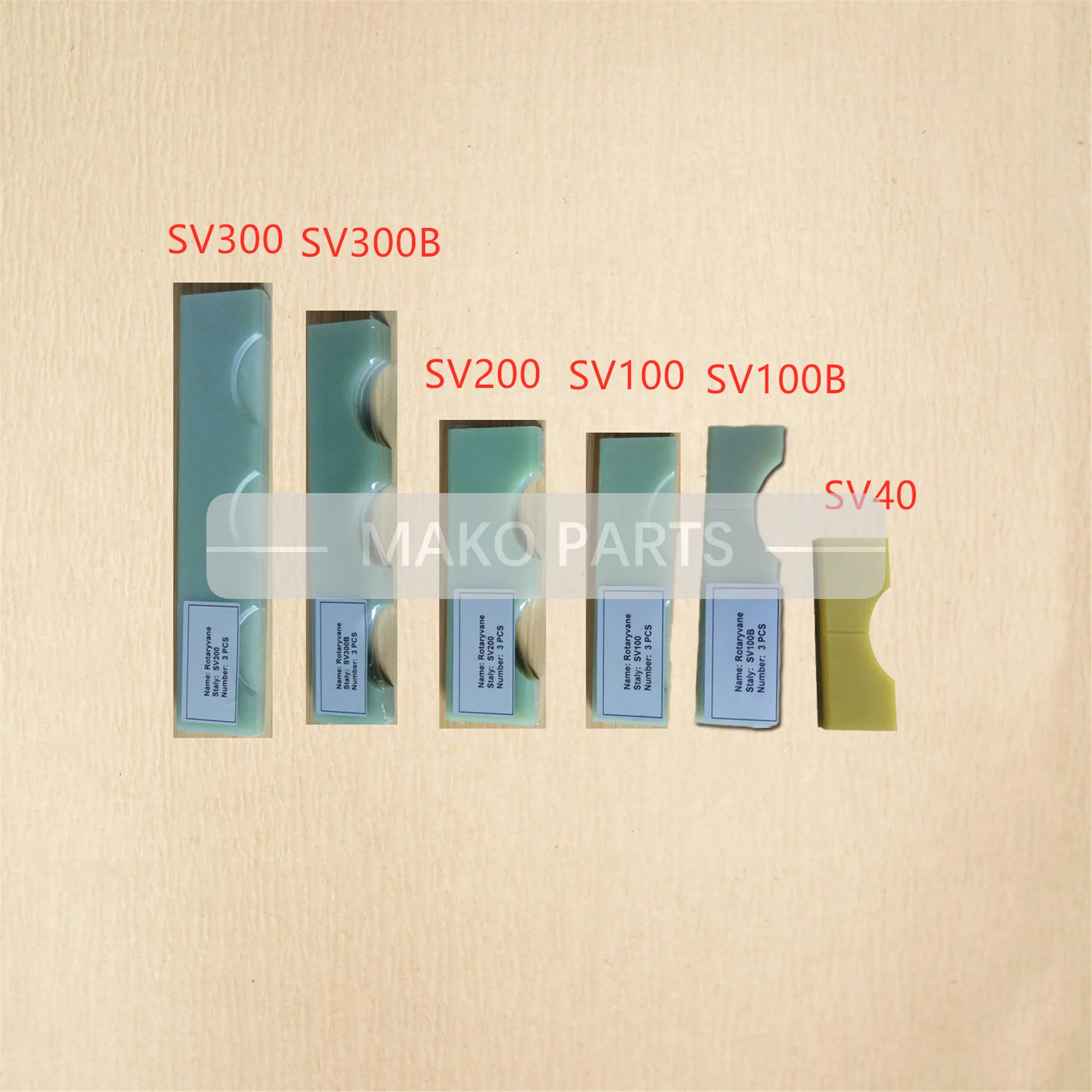 1 шт. вращающаяся лопасть для вакуумного насоса Leybold SV25B SV40B SV100 SV100B SV200 SV300 SV300B SV630