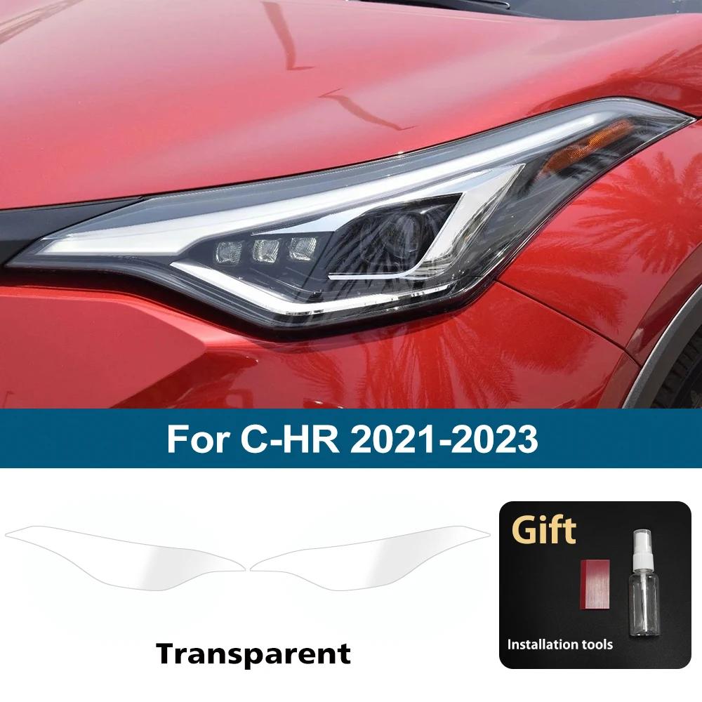 

Защитная Пленка Для Фар Toyota C-HR 2021-2023, Дымчато-черная, Самовосстанавливающаяся, Предварительно Вырезанная