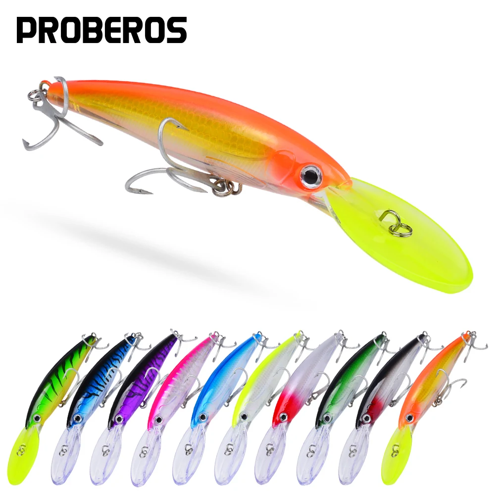 Фото 1PC 32g 50g 75g Big Floating Minnow Fishing Lure Bait Long Casting Saltwater Sea Bass Lures Hard Bait Minnow Fishing Tackle №3