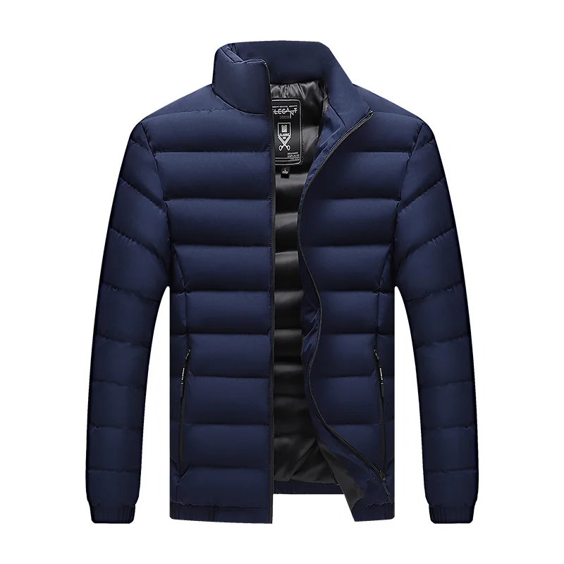 

2023 Winter Cotton-padded Men's Coat New Style Keep Warm Men Jacket High Quality Outdoor Windbreaker Stand Collar Men's Jacket