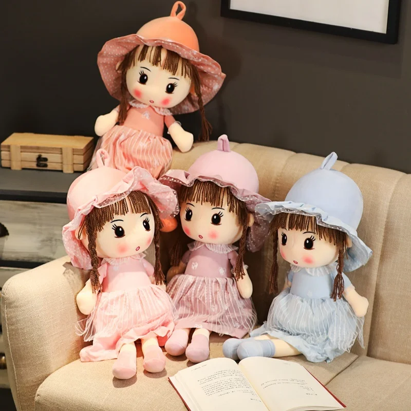 

Kawaii 50-90cm Cloth Dolls Baby Sleeping Cushion Decor Gift Present For Girl Soft Stuffed Toy Plush Figure Movie TV