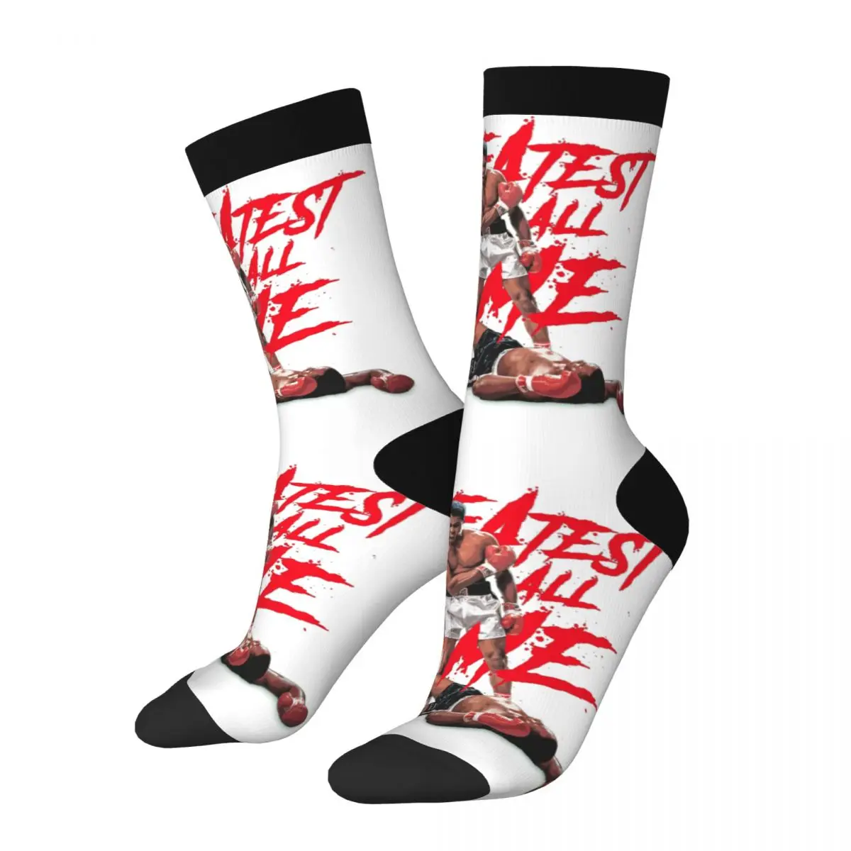 

Muhammads And Alis US USA America 2 Color contrast socks Elastic Socks Cool Novelty