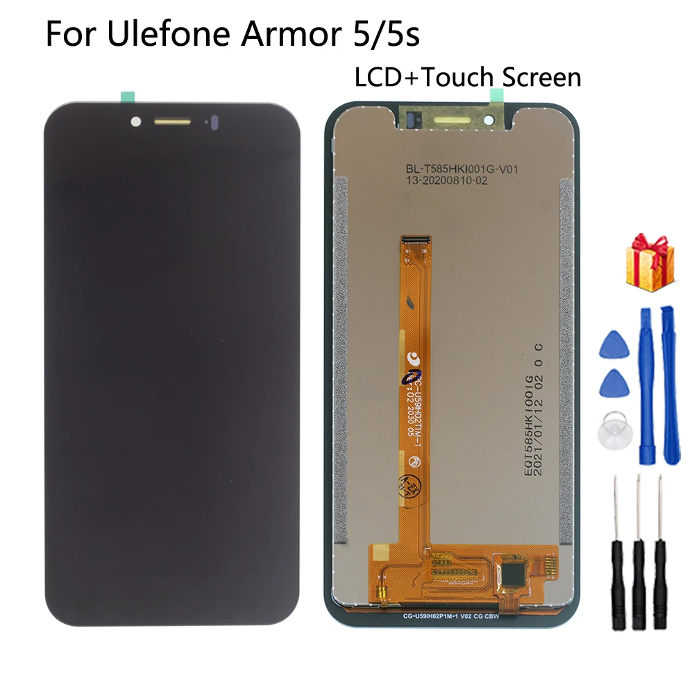 

Original For Ulefone Armor 5 LCD Touch Screen Assembly For Ulefone Armor 5S Screen Display Panel Glass Digitizer Parts