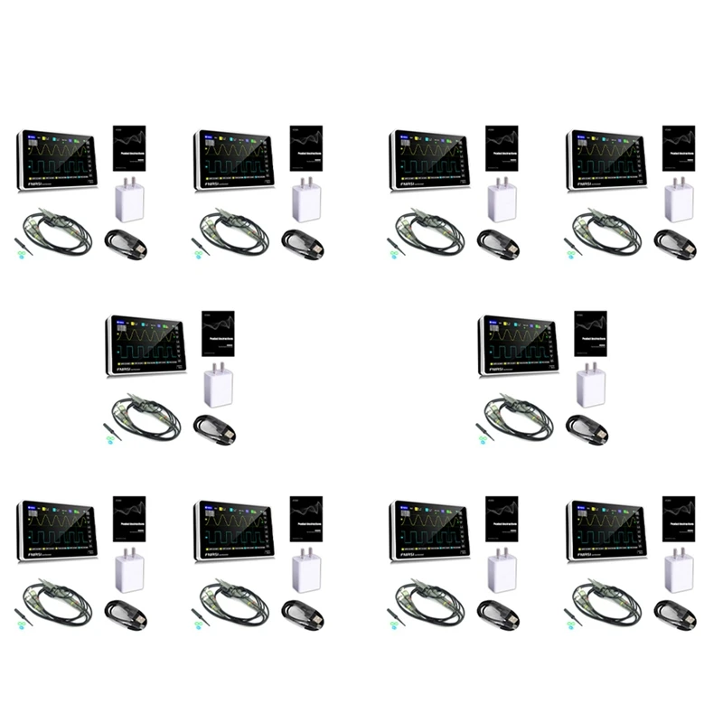 

10X FNIRSI 1013D Digital Tablet Oscilloscope Dual Channel 100M Bandwidth 1GS Sampling Rate Mini Digital Oscilloscope-US Plug